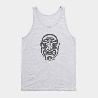 Stylized, minimal art of Men Yoroi armor mask. Tank Top